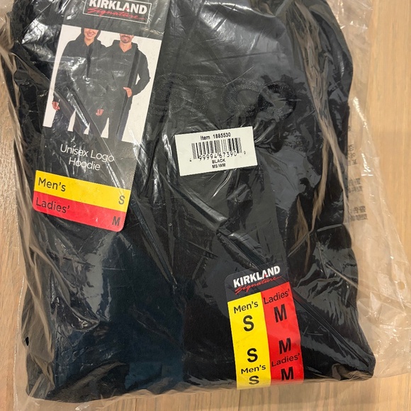 Costco Unisex logo Hoodie - Black Color - NWT - Picture 4 of 4